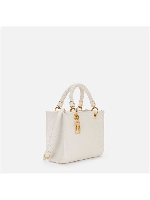 Tote piccola in jacquard con charms ELISABETTA FRANCHI | BS13A51E251E2360